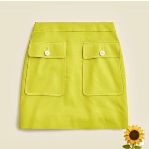 🎉J.Crew🎉Patch-pocket skirt in stretch linen🎉🎉